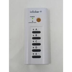 iClicker + Plus Student Response Remote Control Model RLR15 Tested & Works